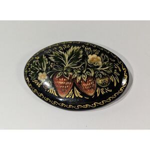 Russian Strawberry Brooch